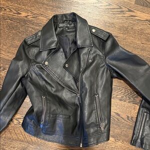 Aeropostale  Black Leather Jacket